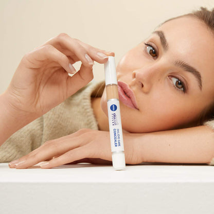 NIVEA Hyaluron Cellular Filler 3-in-1 Eye Care Concealer Agent (4 ml), Anti-Age Concealer with Hyaluron, Pen for Dark Circles, Redness and Pimples