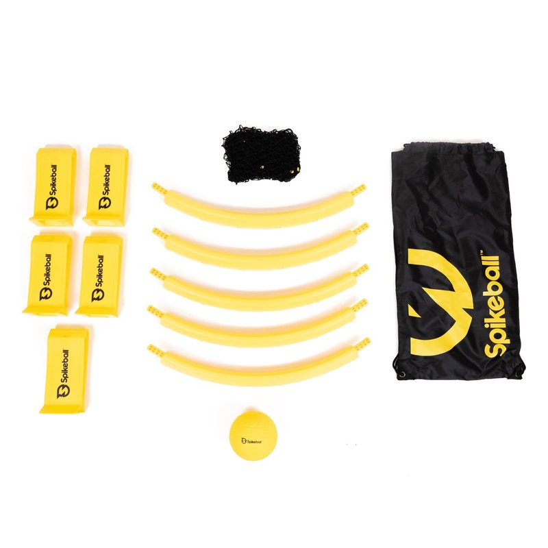 Spikeball Rookie Set (New), Includes 3 Balls, Net and Carrying Bag - 50% Larger Net and Ball, Original Roundnet Game Set for Adults and Family - Beach, Yard, Lawn, Backyard, and Gyms