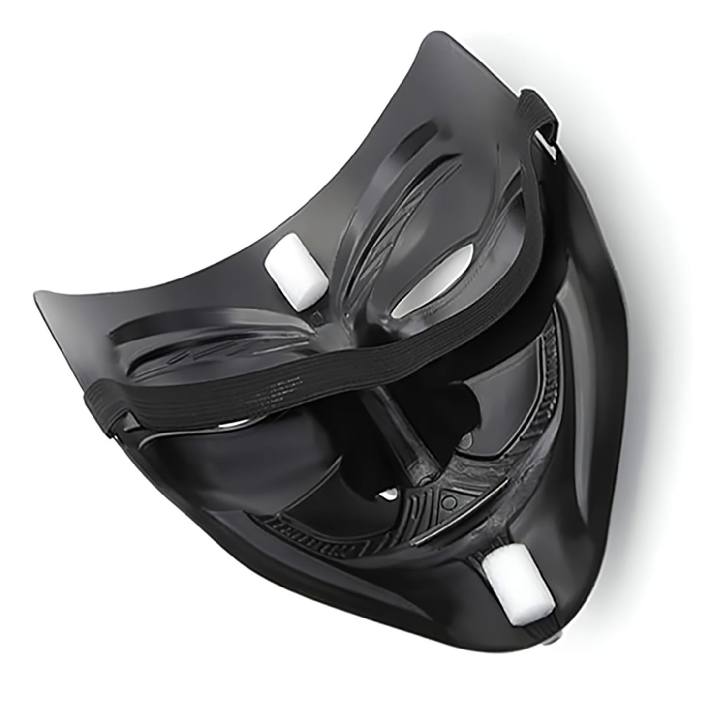 Diximus Black V for Vendetta Mask – Anonymous Guy Fawkes Hacker Mask for Halloween & Costume Parties