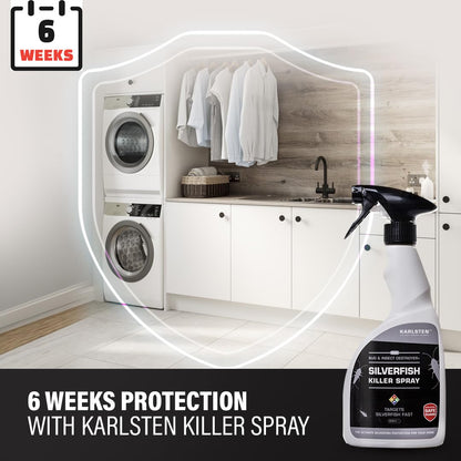 Karlsten Silverfish Killer Spray Fast Effective Quality Silverfish Killer 500 ml Non staining