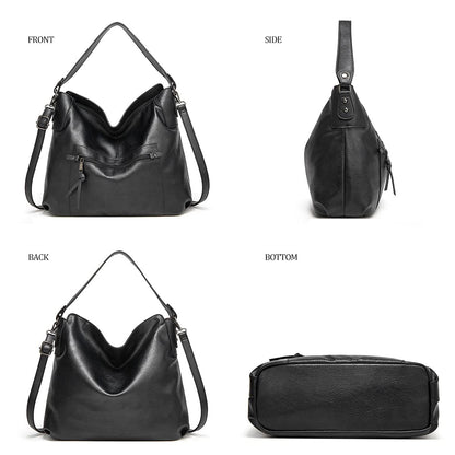 Gladdon Hobo Bags for Women Large Capacity Handbags Bags Ladies Tote Bags Leather Crossbody Shoulder Bags with Small Purse Set 2PCS