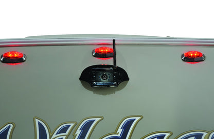 Furrion Vision S Wireless RV Backup Camera System with 5-Inch Monitor, 1 Rear Sharkfin, Infrared Night Vision, Wide-Angle View, Hi-Res, IP65 Waterproof, Motion Detection, Microphone - FOS05TASF