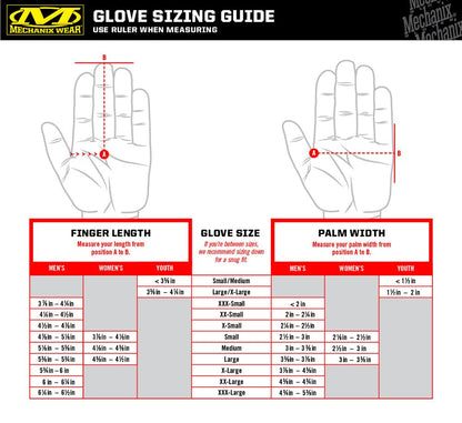 Mechanix Wear - Material4X Original Gloves (Medium, Black/Brown) MG4X-75-009