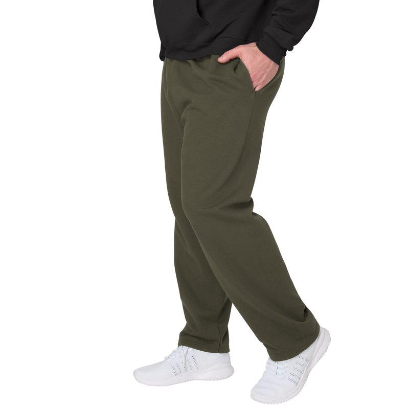 Hanes Men's Sweatpants, EcoSmart Fleece Sweats for Men, Open Bottom Sweatpants, 30.5"