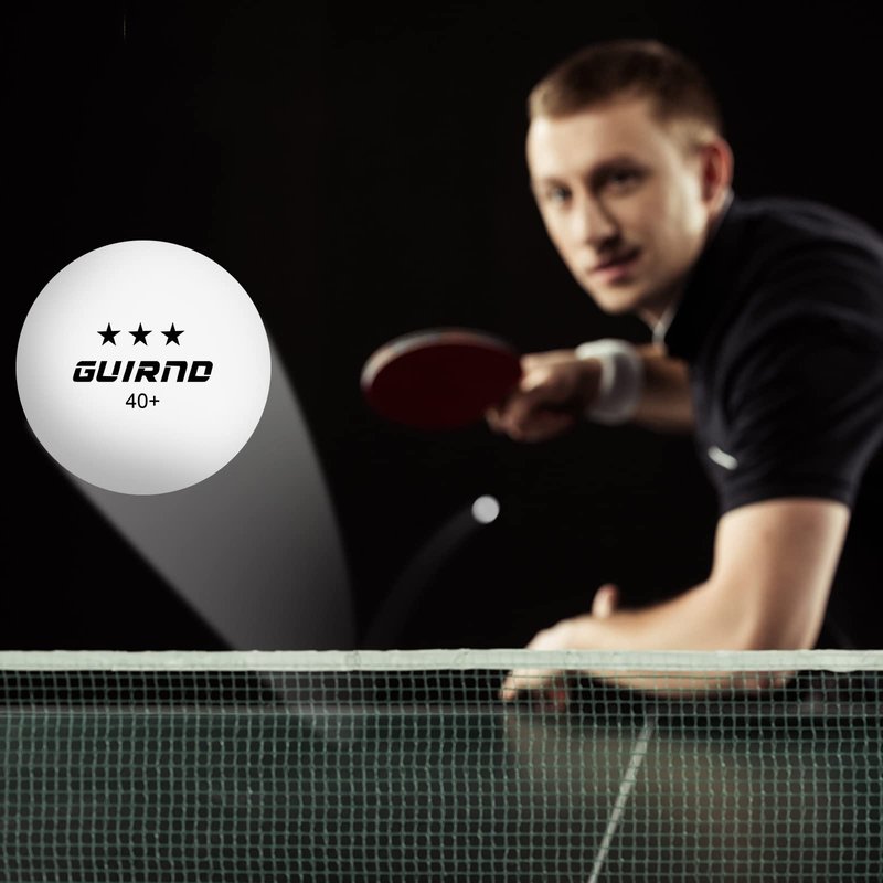 Guirnd 20 Pack Ping Pong Balls, 3 Star Table Tennis Balls, 40+ Pong Ball Competition and Recreational Play, Abs Ping Pong Ball, Games, DIY
