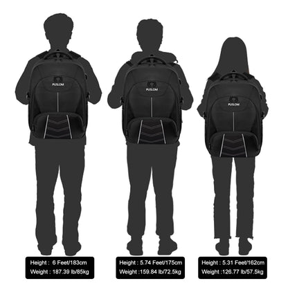 Extra Large Backpack 55L,18.4 Inch Travel Laptop Work Bag with USB Charging Port Big Business Flight Approved TSA Heavy Duty Computer Rucksack for Men Women College School,Black