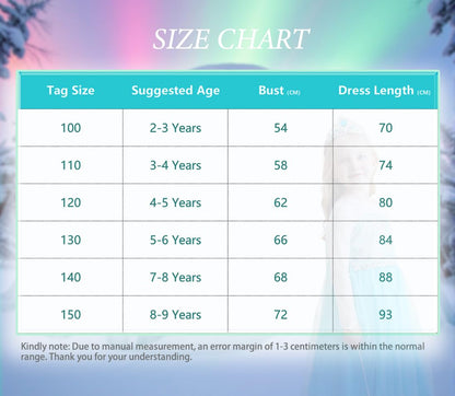 Girls Princess Dress Up Birthday Party Luxury Cosplay Costume Outfit with Accessories