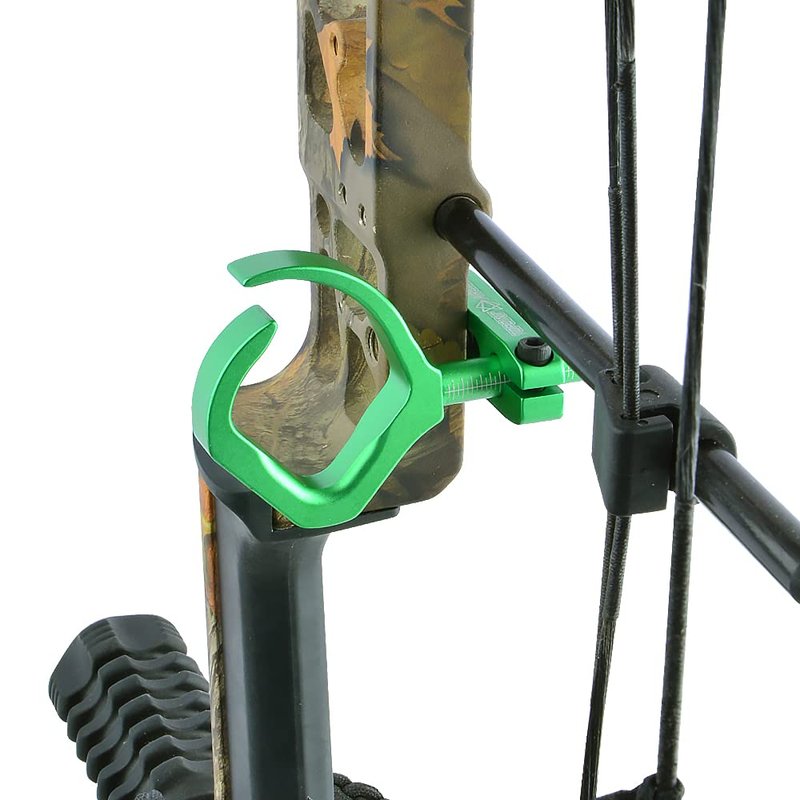 AMEYXGS Bowfishing Arrow Rest，semi-Closed frameanodized Aluminum (Green)