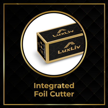 LuxLiv ® 50m Premium Heavy Duty 20 Micron Thick Kitchen Foil Catering Aluminium Tin Foil Roll - 30cm Wide