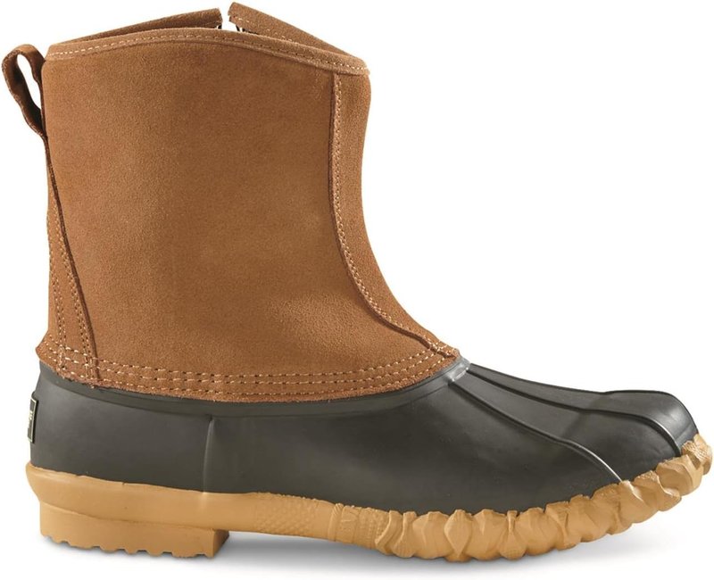 Men’s Insulated Leather Duck Boots - Waterproof Winter Shoes | 400g Insulation