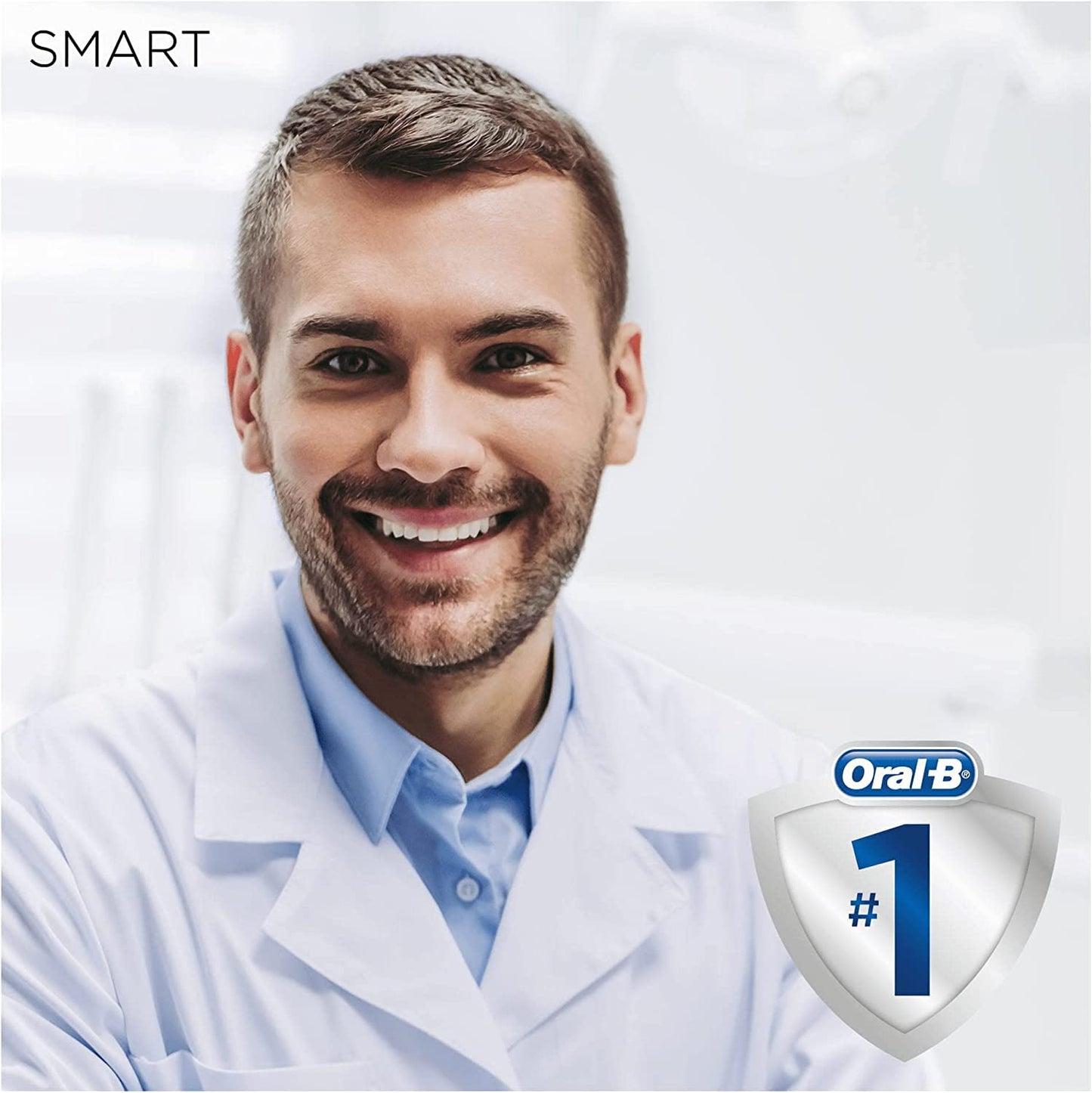 Oral-B Smart 4 2x Electric Toothbrushes For Adults, Mothers Day Gifts For Her / Him, App Connected Handles & 2 Toothbrush Heads, 3 Modes with Teeth Whitening, 2 Pin UK Plug, 4900, Pink/Black
