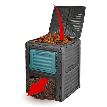 Denny International® 300L Outdoor Compost Bin Eco Friendly Garden Organic Waste Converter Composter