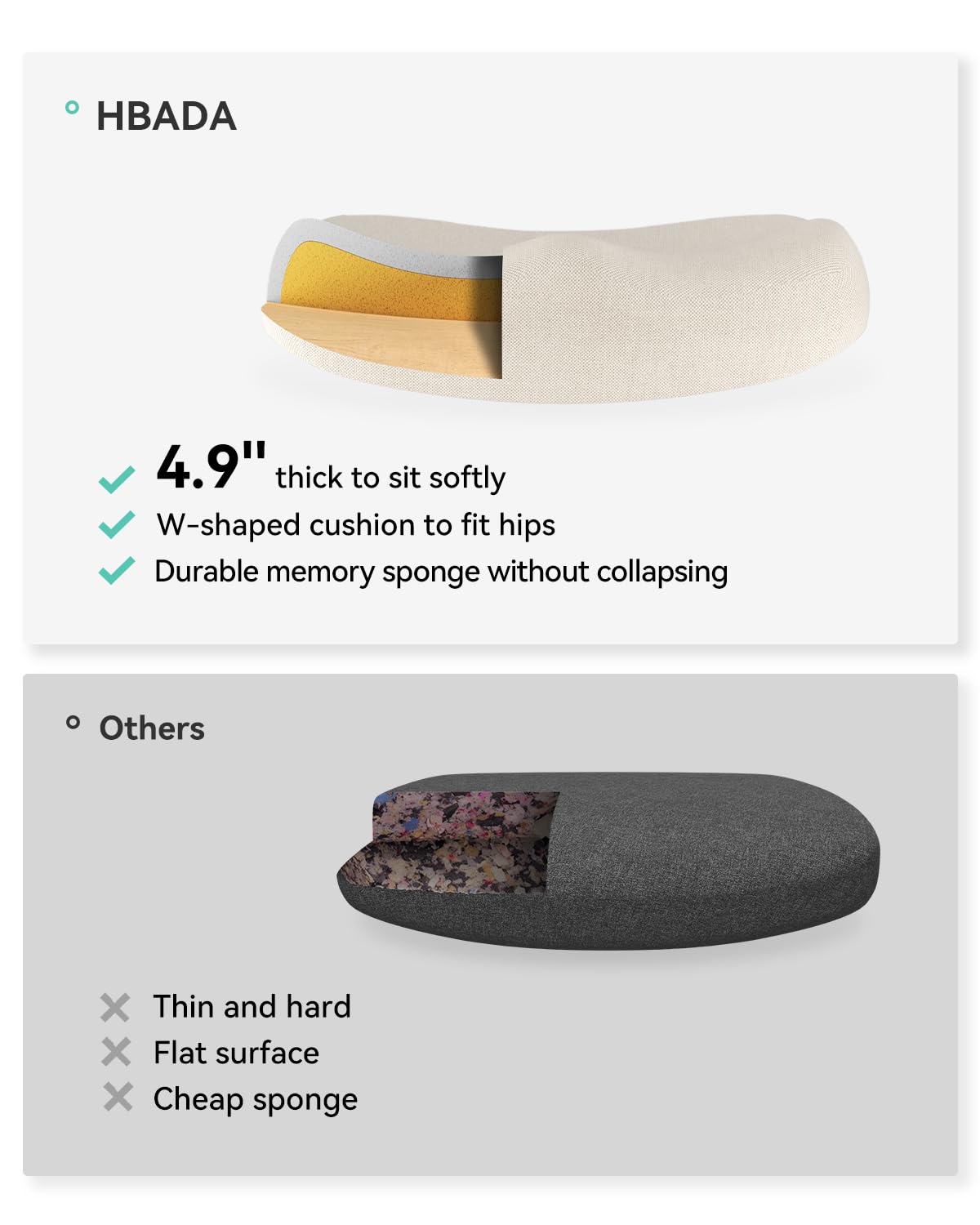 Hbada Office Desk Chair with Flip-Up Armrests and Saddle Cushion, Ergonomic Office Chair with S-Shaped Backrest, Swivel, Mesh, Grey