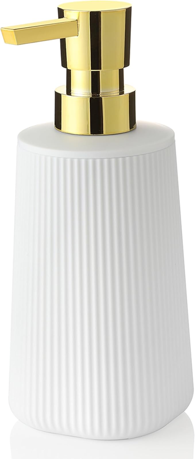 Small Soap Dispenser for Bathroom and Kitchen, Modern Farmhouse Striped Style