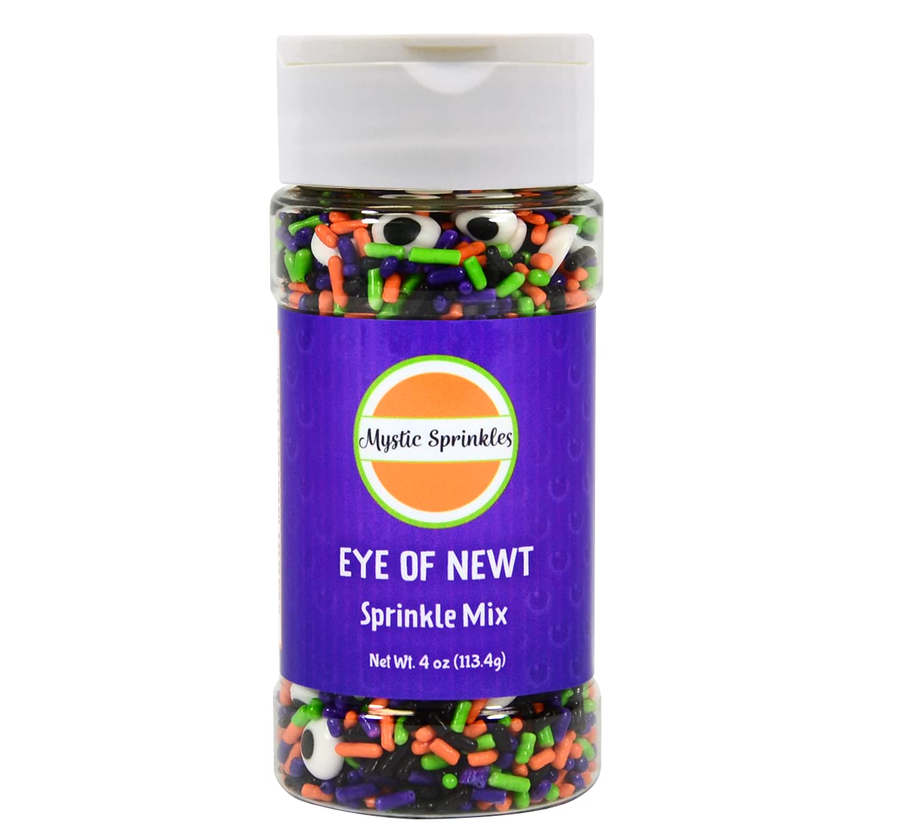 Mystic Sprinkles Halloween Sprinkle Mixes (Eye of Newt Sprinkle Mix 3.2oz)