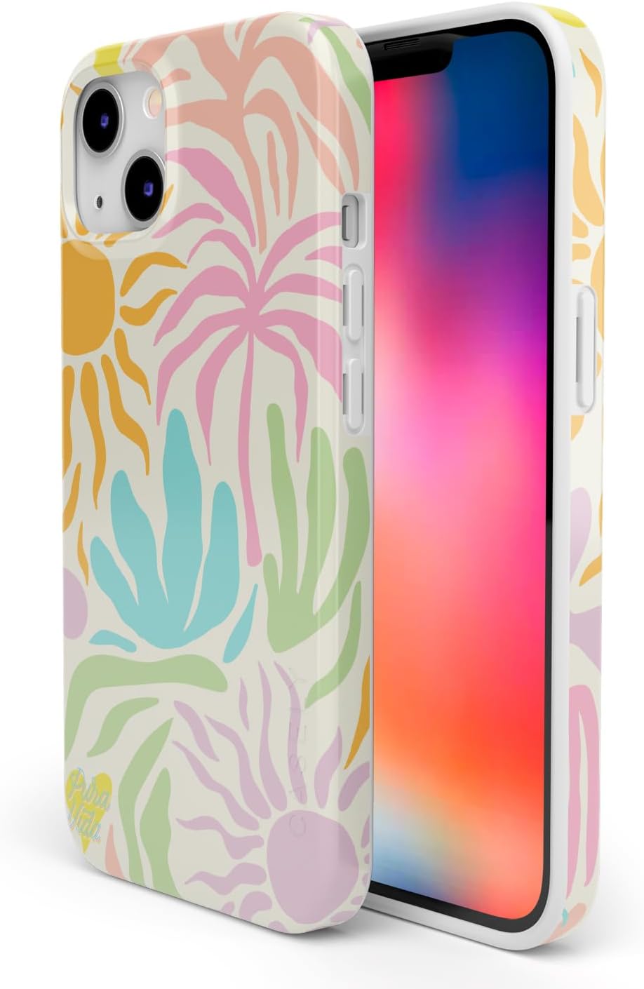 Casely iPhone 13 Case | Field of Flowers | Pastel Floral | Compatible with MagSafe | Classic Ultra Slim Design