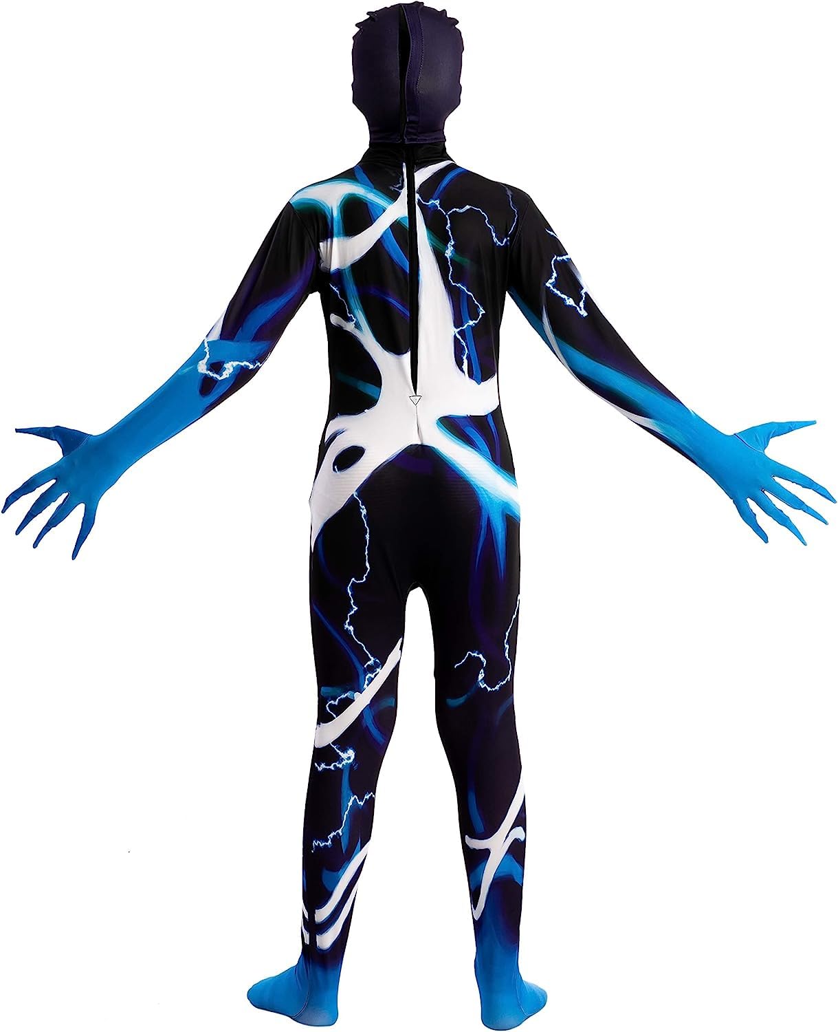 Spooktacular Creations Boys Scary Halloween Costume for Kids, Slenderman Skin Bodysuit, Skinsuit Boys Girls