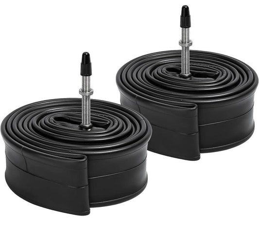 2-PCS 26" Bike Tubes 26 x 1.75/2.125 FV48mm Presta Valve Inner Tubes 26 Bicycle Inner Tubes Compatible with 26x1.75 26x1.90 26x1.95 26x2.0 26x2.10 26x2.125 Bike Tire Tubes