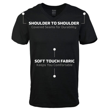 Gildan Men's V-Neck T-Shirts Multipack