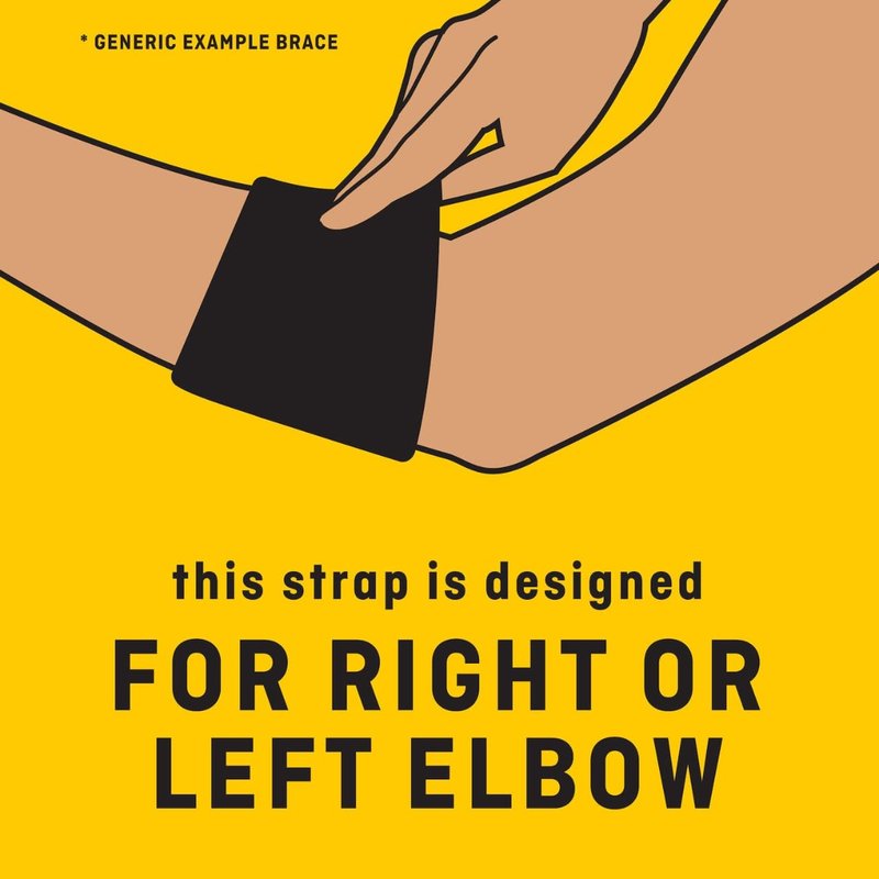 Tennis Elbow Strap - Adjustable Support for Weak, Sore Tendons | Pain Relief & Comfort