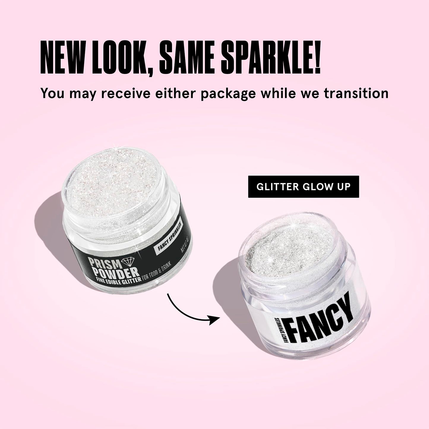 Fancy Sprinkles Limited Edition Halloween Glow Worm Green Premium Edible Glitter, Glows Under Black Light, 100% Edible Glitter for Sparkling Food & Drinks No Taste or Texture (4gm)