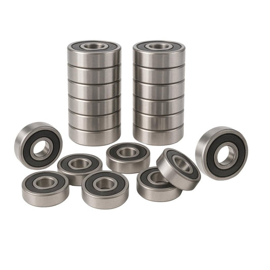 Donepart 608-2RS Bearings 20 Pack, 8x22x7mm Double Rubber Sealed Pre-Lubricated Ball Bearings C3, for 3D Printer, Roller Skate, Electric Motor, Fidget Spinner, Scooter