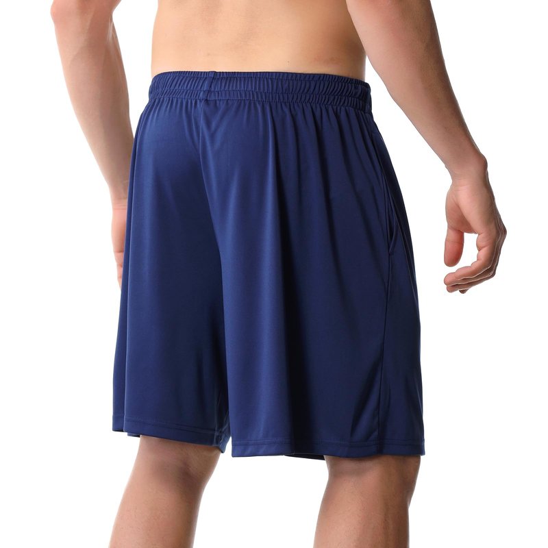 3 Pack Athletic Mens Shorts - Quick Dry Lightweight Training Shorts with Pockets, Breathable Elastic Waistband for Workouts Running, Gym Loose-Fit Casual Activewear