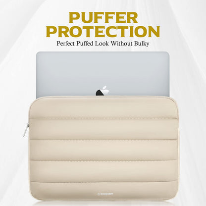 Bagasin 14 Inch Puffy Laptop Sleeve Case Computer Bag for MacBook HP Lenovo Dell ASUS Acer Chromebook 14 / HP Stream 14 / Dell Inspiron 14 / Lenovo IdeaPad 14 / Acer Spin 3 / ASUS ZenBook 14