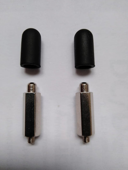 Extra Long Contact Point for Dog Training Shock Collar - Conductive Silicone Rubber Tip | M4 Thread