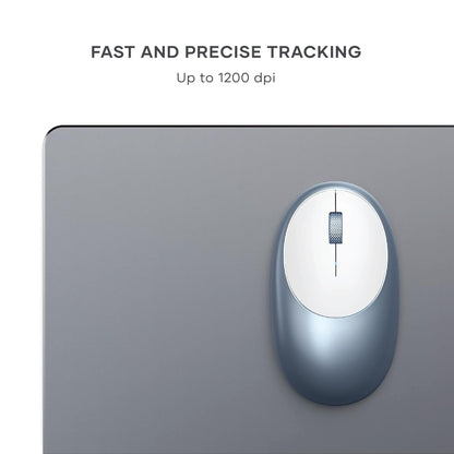 Satechi M1 Wireless Bluetooth Mouse, USB-C Rechargeable, Compact & Portable, for MacBook Air/Pro M4, iPad Air/Pro M4/M3, iPad mini, Mac mini, iMac & Windows - Space Gray