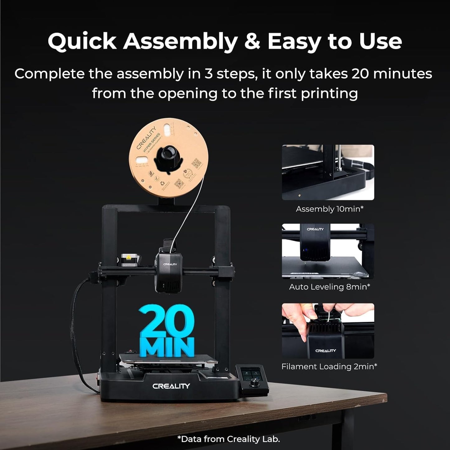 Creality Ender 3 V3 SE 3D Printer 250mm/s CR Touch Auto Leveling FDM 3D Printers with Sprite Direct Extruder, Dual Z-axis & Y-axis Auto-Load Filament, Upgraded Ender 3, Print Size 8.66x8.66x9.84 inch