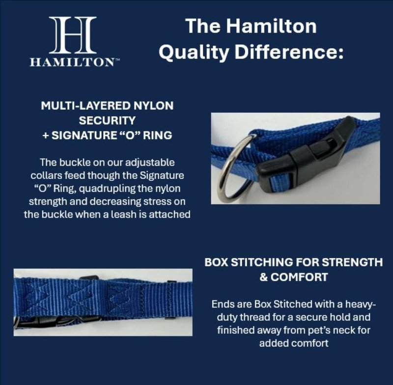 Hamilton Adjustable Waterproof Dog Collar, Orange Camouflage, 5/8" Wide, Small/Medium