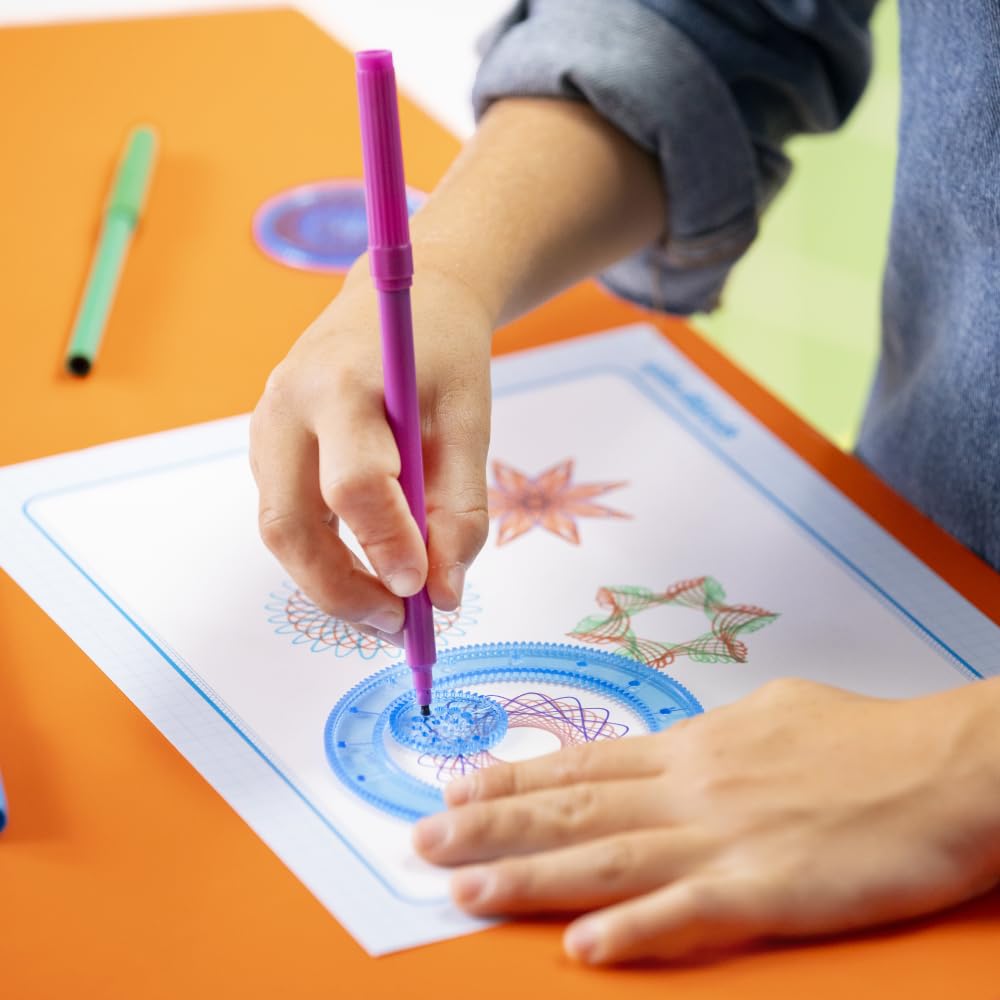 Spirograph Original Set - Create Amazing Endless Designs - 30 Pieces Set Including Precision Parts, Pens & Spiro-Putty - Creative Arts & Crafts Activity for Ages 8 and up - Packaging May Vary