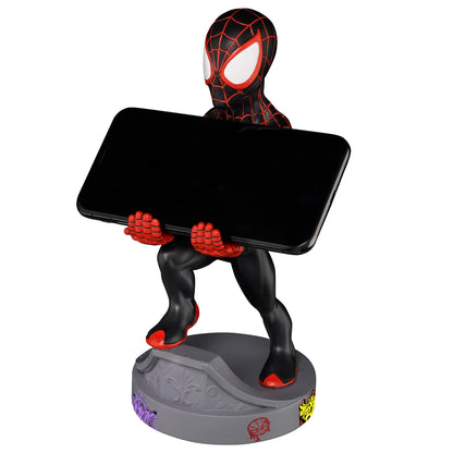 Exquisite Gaming Cable Guy - Marvel Spiderverse: Miles Morales Spiderman - Charging Controller and Device Holder - Toy - Xbox 360