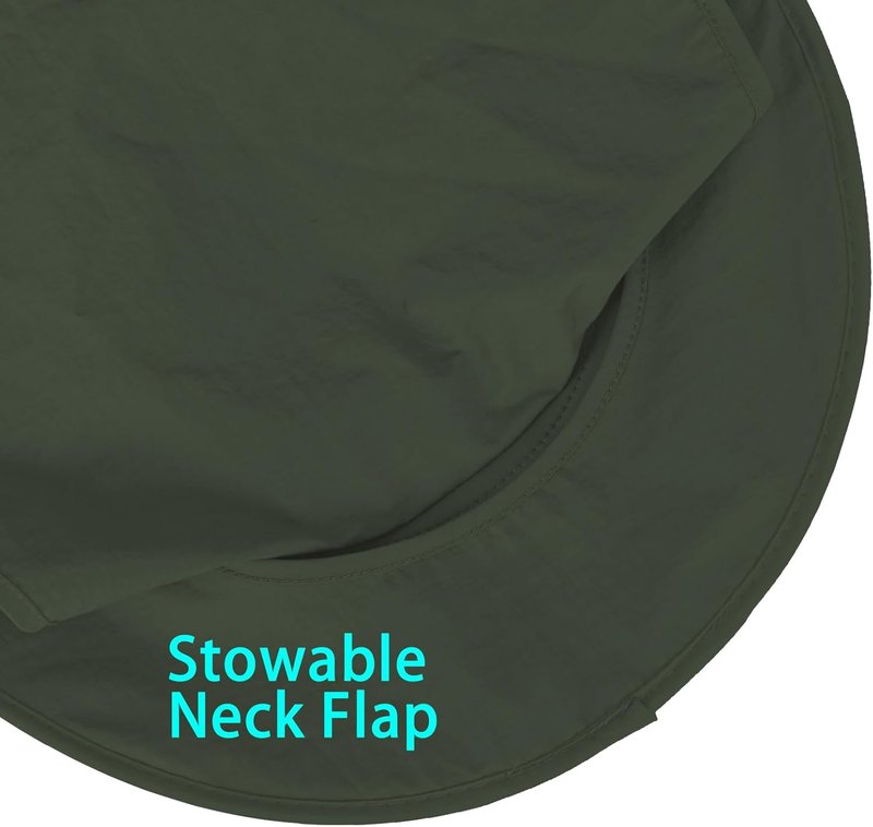 Sun Hats for Men & Women - UPF 50+ Breathable Wide Brim Fishing Bucket Hat | Summer UV Protection with Neck Flap