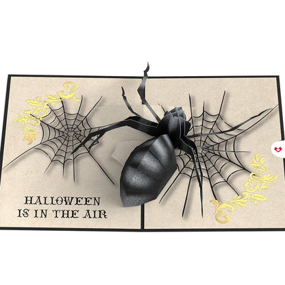 Lovepop Holidays Pop-Up Card for Her and Him - 3D Halloween Greeting Cards for Boys, Girls, Men, Women - Spider 5" x 7" Beware - Blank Note Card & Envelope Included