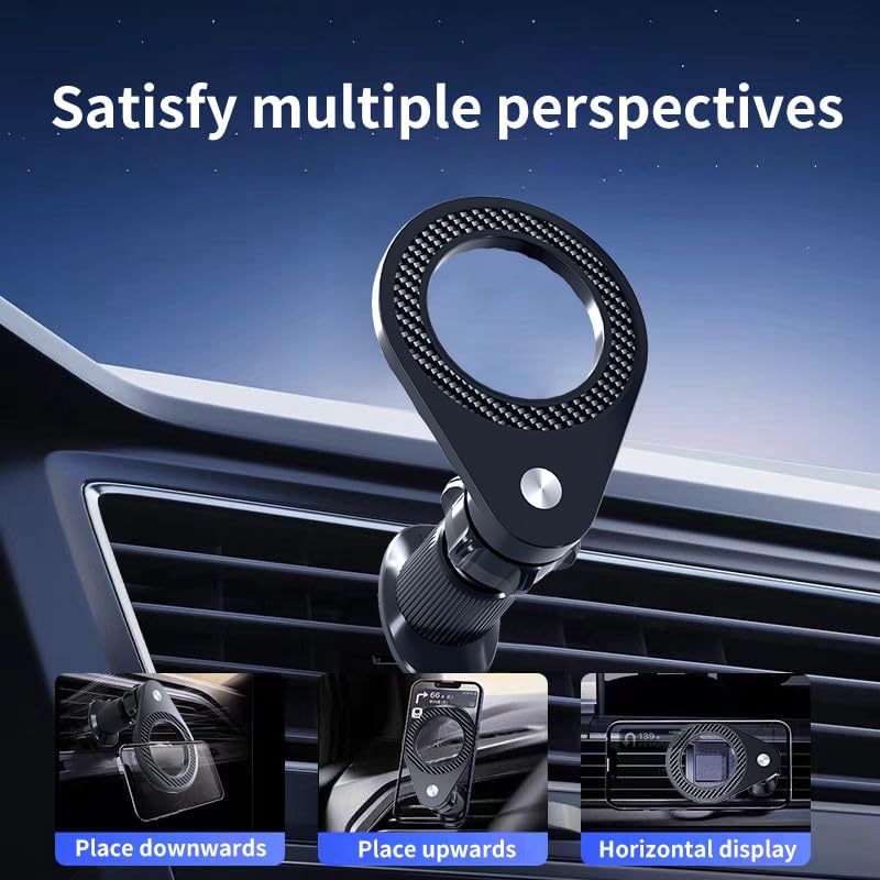 Car Phone Holder for MagSafe Car Mount, Universal Car Air Vent for MagSafe Car Phone Holder Fit for All Phones, Black