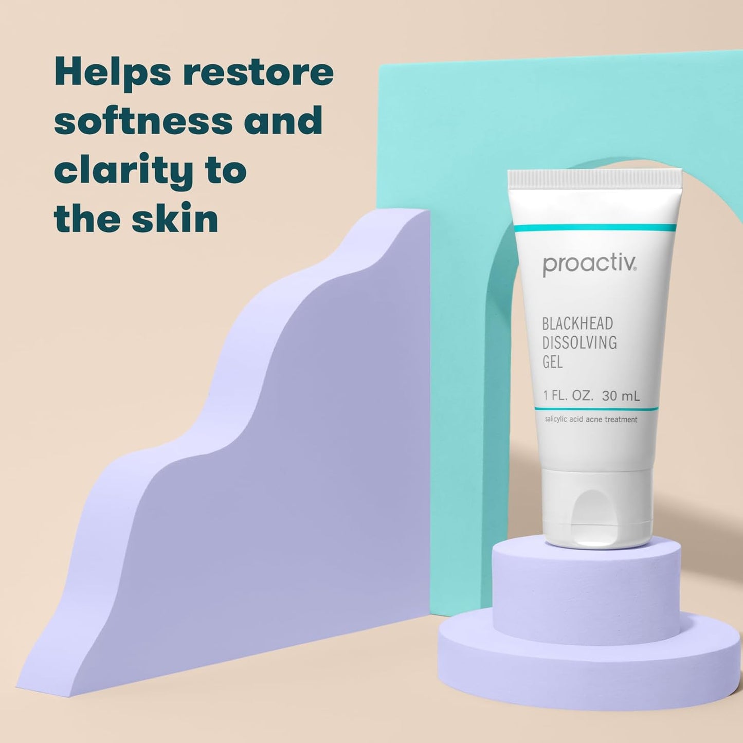 Proactiv Blackhead Dissolving Acne Gel Salicyclic Acid Spot Treatment For Face Unclog Pores and Reduce Blemishes, Tea Tree, 1 Fl Oz