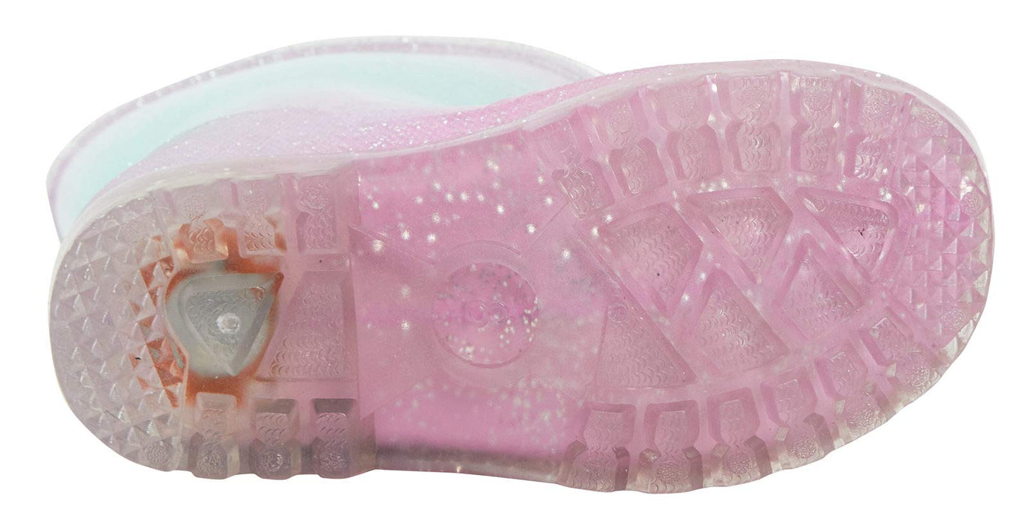 Disney Frozen 2 Girls Light Up Wellington Boots 9 UK Child
