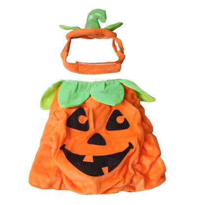 ANIAC Pet Pumpkin Costume Cat Halloween Hat Cloak Sets Puppy Poncho Dog Halloween Cosplay for Kitty Small Medium Sized Dog