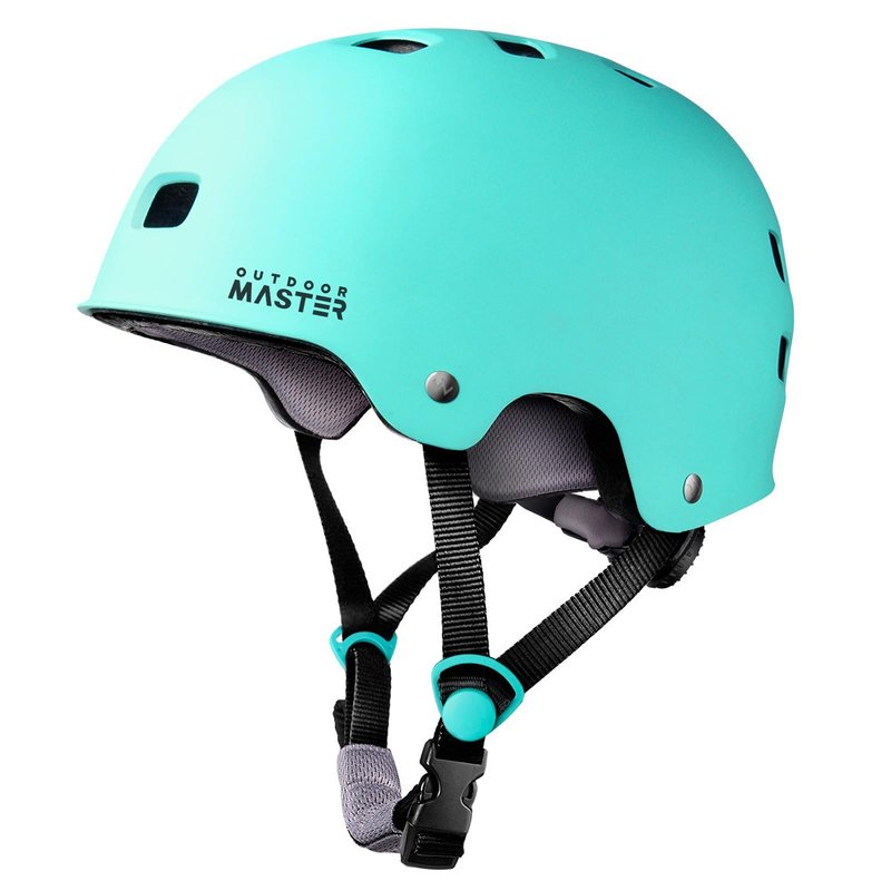 OutdoorMaster Skateboard Cycling Helmet - Two Removable Liners Ventilation Multi-Sport Scooter Roller Skate Inline Skating for Kids, Youth & Adults - S - Mint Green