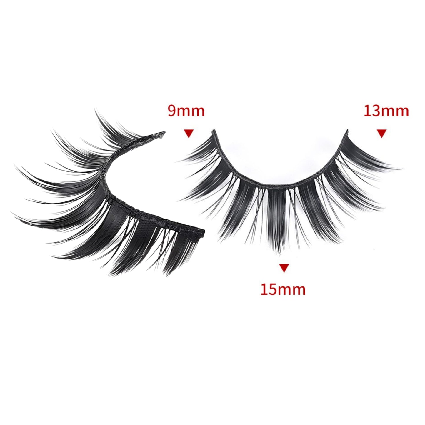 10 Pairs Manga Lashes Spiky Anime Cosplay Lashes 15mm Janpanese False Eyelashes Manhua Anime Doll Eye Lashes Halloween Makeup False Lashes