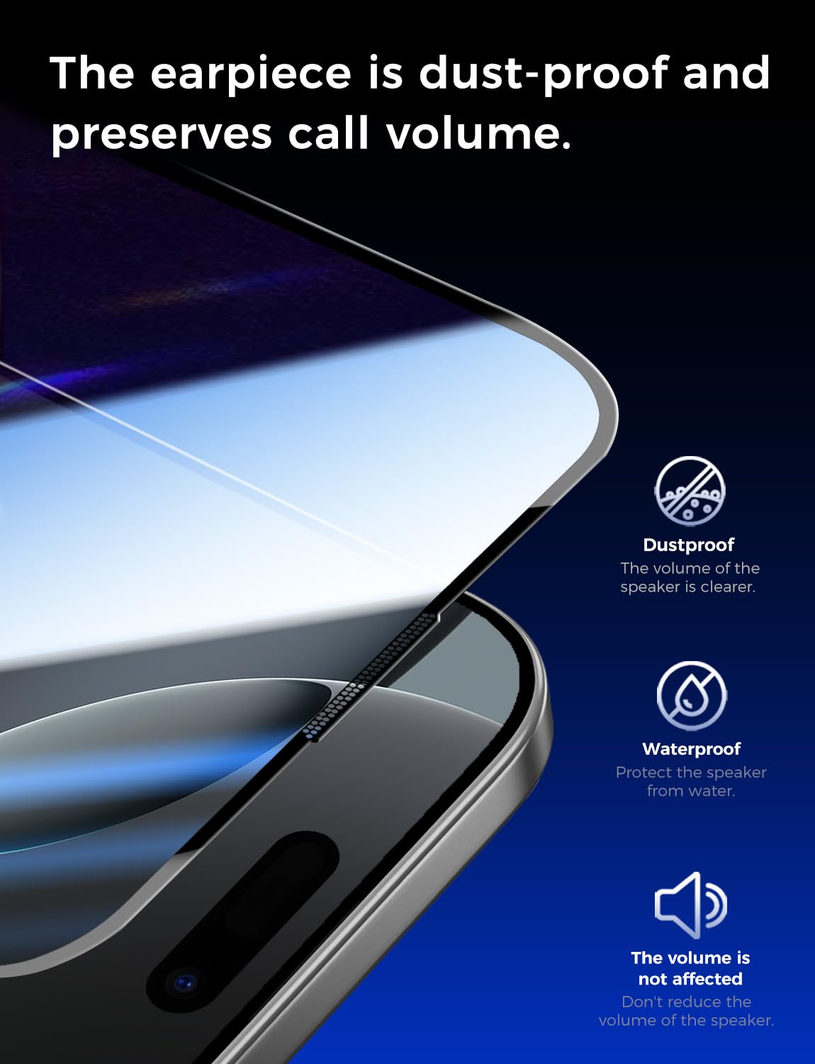 MAGIC JOHN 2 Pack for iPhone 16 6.1 inch Tempered Glass Screen Protector (Not Pro), Auto Dust-Elimination, Bubble Free, Easy Installation, HD Clear