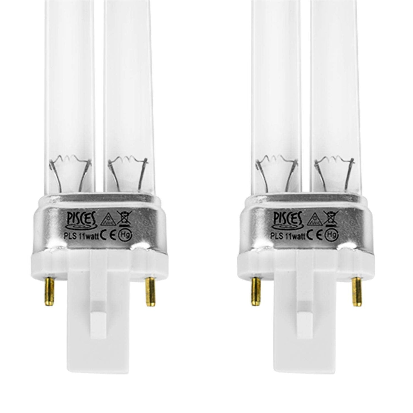 Pisces Twin Pack 11w (watt) PLS Replacement UV Bulb Lamp for Pond Filter UVC