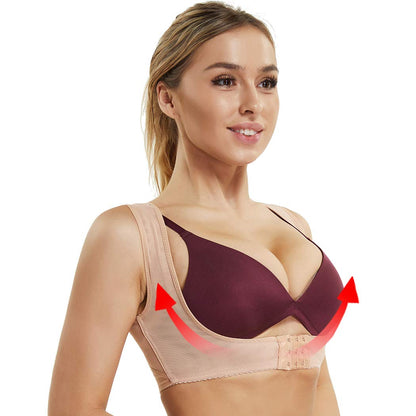 JOYSHAPER Chest Brace Up for Women Posture Corrector Bra Open Front Shaper Back Support Vest