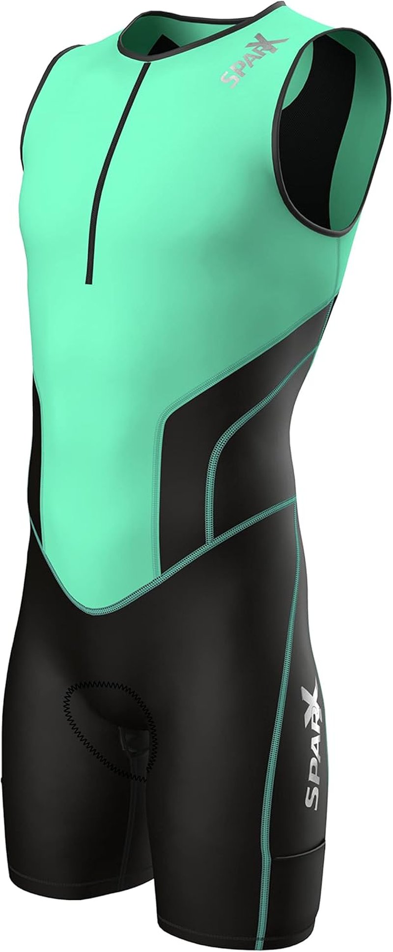 Sparx Triathlon Suit for Men - Racing Skin Suit for Cycling, Swimming & Running | Lightweight & Comfortable Fit