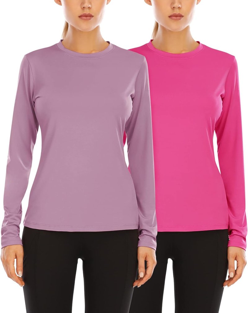 Women's Sun Protection Long Sleeve Swim Shirt - UPF 50+ UV Rash Guard for Hiking & Running