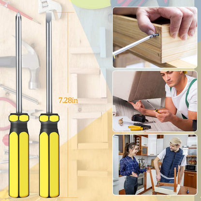 E·Durable DIY Tool Kit Set 5 Pcs Hammer Household Set with Starter Basic Hand Tools, Portable Tool Box Set for Home, Office, School, and Garage