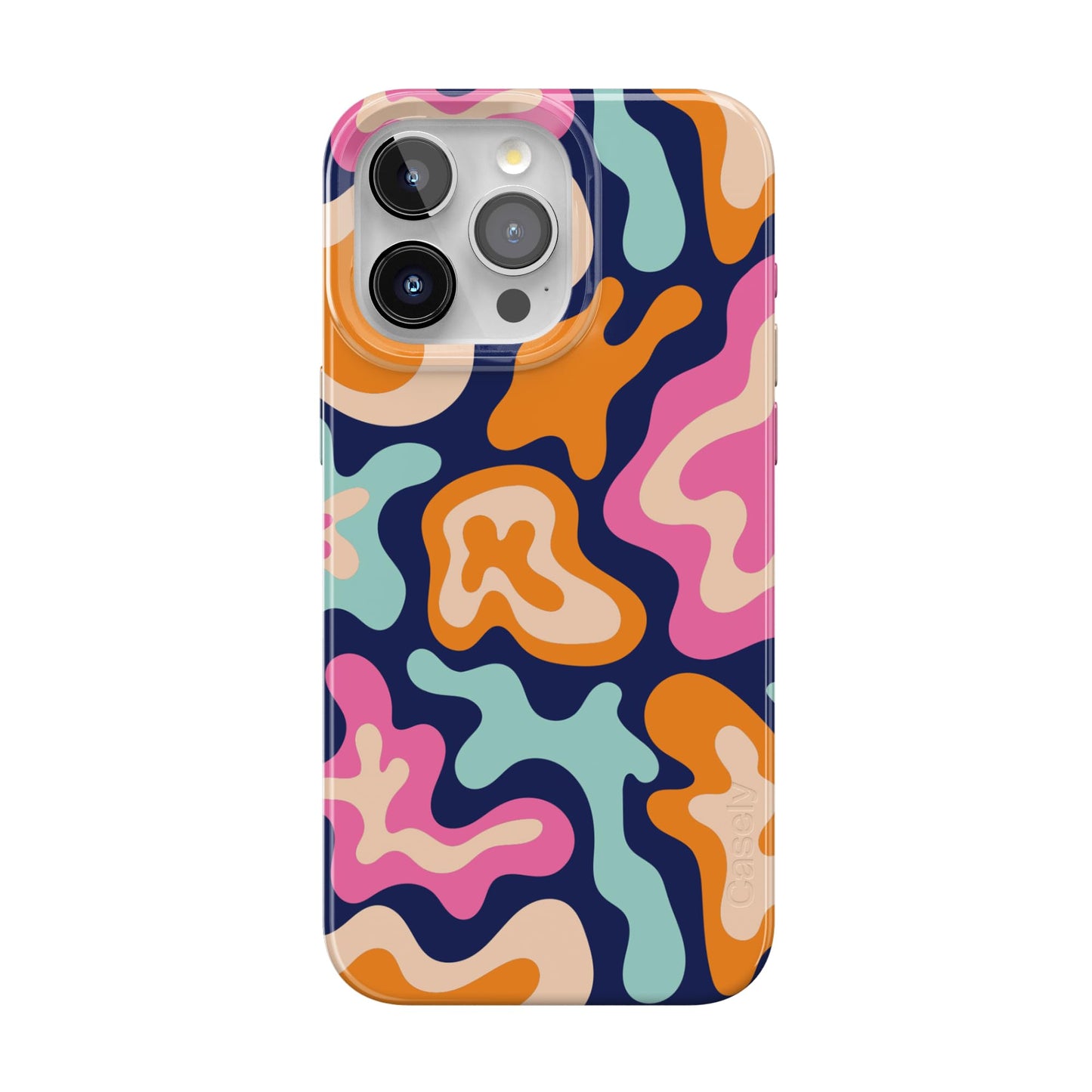 Casely iPhone 15 Pro Max Case | Nantucket Cottage | Blue Hydrangea | Compatible with MagSafe | Classic Ultra Slim Design