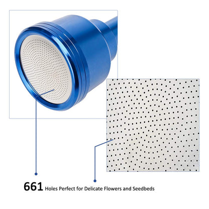 GREEN MOUNT Watering Wand, 24 Inches Sprayer Wand with Superior Stainless Head, Perfect for Hanging Baskets, Plants, Flowers, Shrubs, Garden and Lawn, Blue